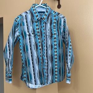 Boy’s Wrangler Western Snap Shirt, Small